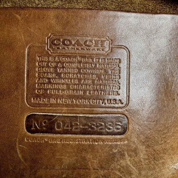 Coach Bonnie Cashin Small Satchel Briefcase Bag -Original Paperwork -Distressed - Picture 12 of 12